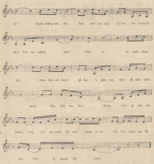 Sheet nhạc Thương Muộn 2